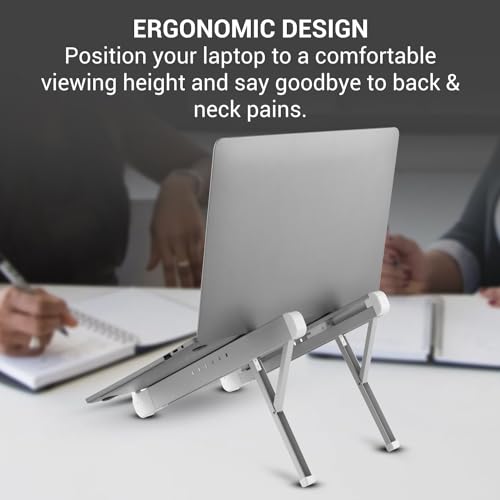 Soporte portátil ajustable Desky ultraligero para laptops 11"–17" miniatura 2