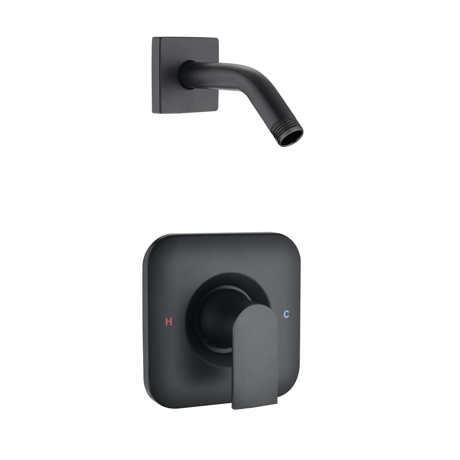 Photo 1 of ***MISSING PARTS SELLING AS IS *** Ultrimkit Shower Faucet Trim Kit Compatible with Moen Valve, Shower Arm, Shower Handle (Valve& Catridge Not Included), Matte Black