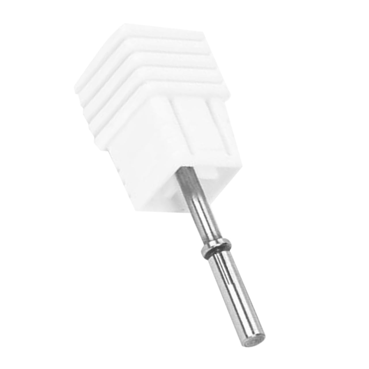 FRCOLOR 5 Piezas equipo brocas para cutículas de uñas bloquear para uñas clavo de punto pedicure corta unhas cabezales de pulido para uñas broca para cutículas Acero inoxidable