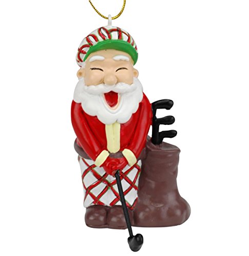 Tree Buddees Golfing Santa Claus Christmas Ornament #TOP4