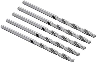 ENT 50025 Wiertla do drewna w opakowaniu 5 sztuk Ø 2,5 mm Stal szybkotnaca D2,5x NL29 x GL56 mm - szlifowane wiertla krete HSS Premium do drewna