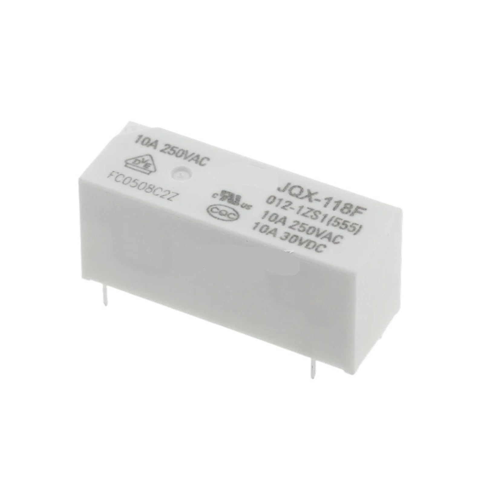ICXLPMC 10Pcs JQX-118F-012-1ZS1 10A 5PIN 12V power relay