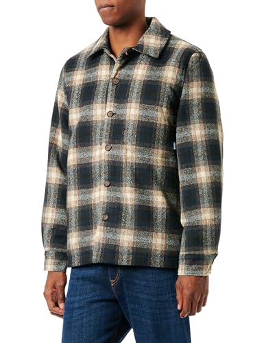 Daniel Check SH Jk surchemise à carreaux et veste d'automne pour homme look casual chic