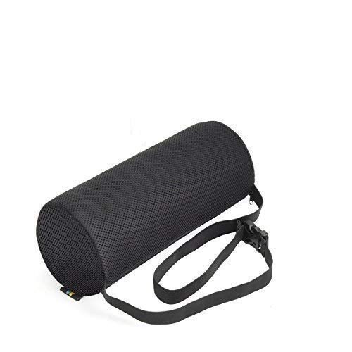 Viteps Lumbar Support Pillow Memory Foam Lower Back Cushion with Adjustable Straps Perfect for Computer – Office Chair – car seat/Breathable Machine Washable Cover (Firm Roll)…