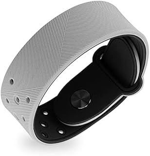 MagnetRX® Ultra Strength Sports Magnetic Bracelet - Waterproof Silicone Bracelet for Pain Relief, Circulation, Energy & Balance - Wide Magnetic Therapy Bracelet for Men & Women (Grey | Standard Size)