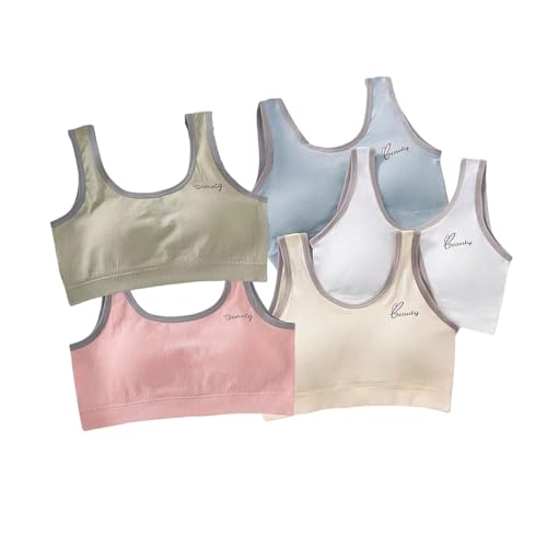 Girls Training Bra,Beginner Bras for Girls with Pads,Teen Bras for Girls Ages - Main Image