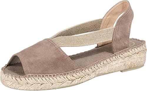 Espadrillas da Donna in camoscio - Ella - Taupe