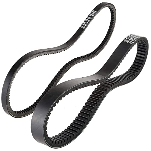 10L0L Golf Cart Yamaha Belts Set, Yamaha Clutch Drive Belt & Starter Generator Belt Kits For Gas G2,G8,G9,G11,G14,G29(2012-Up). Oem#J55-H1173-00 J38-1173-00 J55-G6241-00 J38-46241-00 #TOP1