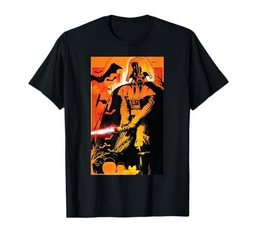 T-shirt Star Wars Darth Vader Halloween noir top mode automne geek