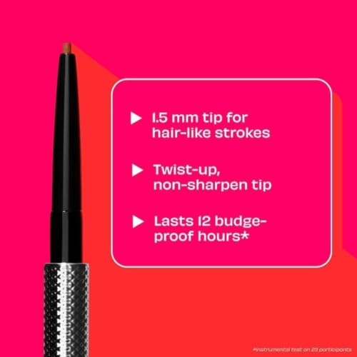 Benefit Cosmetics Precisely, My Brow Pencil Waterproof Eyebrow Definer 0.026g - 3 Warm Light Brown (SAMPLE PRODUCT)