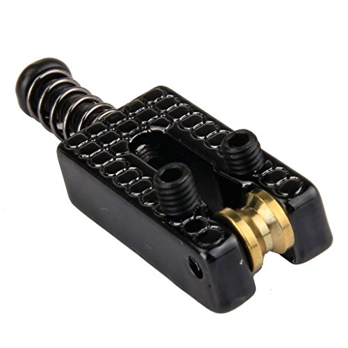 Surfing 6 Roller Bridge Tremolo Saddles Wrench for Strat Tele Electric Guitar Black