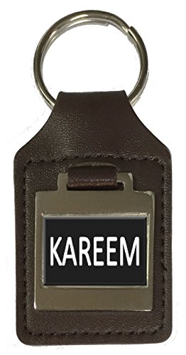 Ne perdez plus vos clés grâce au porte-clés en cuir Kareem personnalisé avec nom