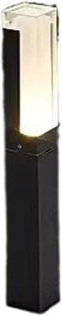 Modern Landscape Path Lights Outdoor Pathway Wired Walkway Lamp Aluminum Pillar Light for Courtyard Villa Lawn Bollards Lighting(Wall lamp 27x5cm,Warm)