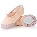 Soudittur Scarpette da Danza Classica Tela Scarpe da Ballerina Ballo per Bambina Ragazze Donna Beige EU 37