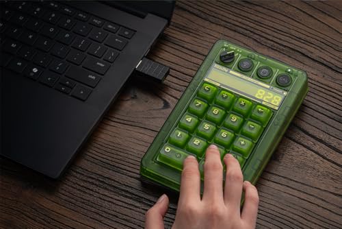 Image of 8BitDo Retro 18 Mechanical Numpad, Supports Calculator Mode, Bluetooth /2.4G /USB-C Numpad for Windows and Android - Xbox Edition