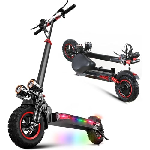 PLAYBIK Offroad Electric Scooter with Seat,1200W eScooter for Adults,36 Miles