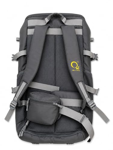 Image of O2 Travel Backpack | MATT Pack Bag 40L-50L Yoga Accessories Bag for Men & Women | Fits Regular & Extra Long Yoga Mats | Water Resistant with Laptop Compartment | for Trekking, Trip, Camping