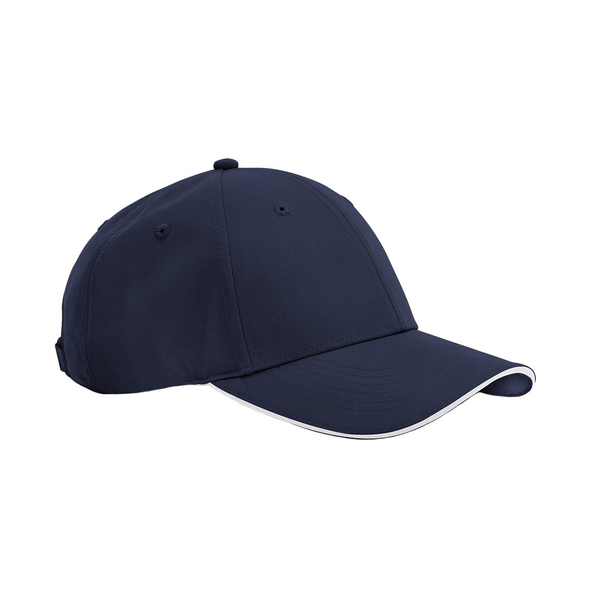 Beechfield - French Navy and White Tech Hat - Trucker Cap, Baseball Caps Mens and Women's, Golf Hats, Running Hat, Sports Hat - 100% Recycled