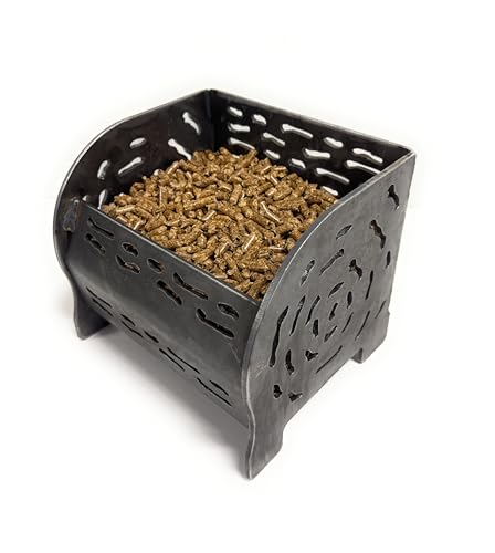 Panier à pellets/granulés bruleur pour cheminée/poele et exterieur haute qualité fabrication...