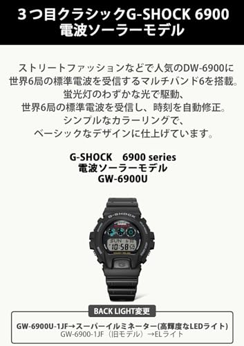 [カシオ] 腕時計 ジーショック 【国内正規品】電波ソーラー GW-6900U-1JF メンズ ブラック 商品画像4