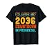 Class of 2036 Countdown in Progress Fun Back to School Retro T-Shirt