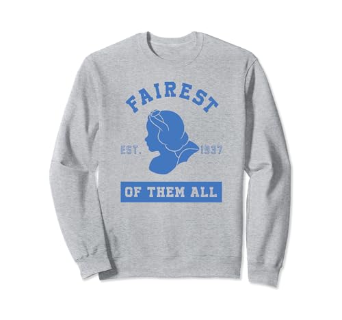 Sweatshirt Disney imprimé Blanche-Neige pull col rond pour femme et homme