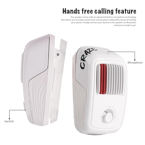 Image of Arctic Fox Craze MP3 Music Bluetooth Speaker |Super Compact, Robust Sound|3W RMS|in-Built Mic with Voice Assistance|Upto 6 Hrs Playtime|Save 100+ MP3 Songs |Type C Charging (White)