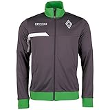  Kappa Herren Sweatshirt BMG Training Sweatjacket Interlock, 416 Magnet Grey, S