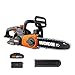 Worx 20V Cordless Chain Saw, WG322E.1 25cm Chainsaw, Auto-Tension and Auto-Lubrication, 10'' Bar Length, Powershare, 1 * 2.0Ah Battery, 1 * 2A Charger