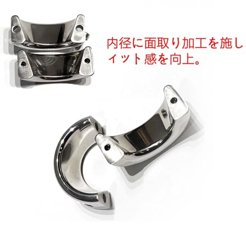 ペニスリング コックリング 内径カーブデザイン ステンレスm男向け 拘束具 ちんちん アダルトグッズ こっくんリング重量感トレーニングおなにーグッズ男性用 カップル向けマンネリ解消 エッチグッズ 六角ネジでレンチで固定 ぺにすリング 人気チンコリング大人のおもしろおもちゃ (S(30-40）) - 画像6