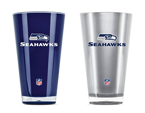 NFL Seattle Seahawks 20oz Insulated Acrylic Tumbler Set of 2