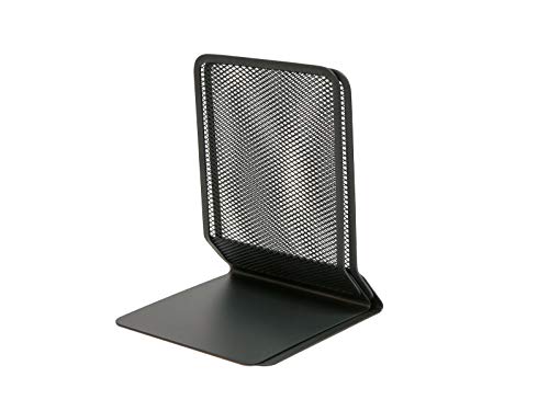 OSCO Wiremesh Bookends, Heavy Duty Metal Mesh Book Supports for Shelves, Bookcases & Desks, Non-Slip Base, Ideal for Home, Office, School or Library Use, Single (Pack of 2) – Graphite - Cosy Home Interiors OSCO Wiremesh Bookends, Heavy Duty Metal Mesh Book Supports for Shelves, Bookcases & Desks, Non-Slip Base, Ideal for Home, Office, School or Library Use, Single (Pack of 2) – Graphite - Image 2