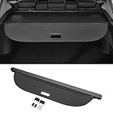 Motoforti Car Trunk Retractable Cargo Cover for Ford FOCUS 2012-2018 Retractable Rear Trunk Parcel Shelf, Canvas, with Accessories, Carbon Fiber Black