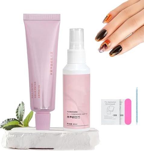 B̐ڒ- Lazyfun ̓B̃pb`̋ڒ܁ALazyfun Nail Glue-Lazyfun Nail Patch Strong Adhesive ő̓B̐ڒ܃ZbgAAACgщKA̓Bp܂Ƃ 4 Zbg