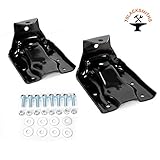 Rear Leaf Spring Hanger Shackle Bracket Pair Set For Chevy Silverado 1999-2007 GMC Sierra 2007-2013