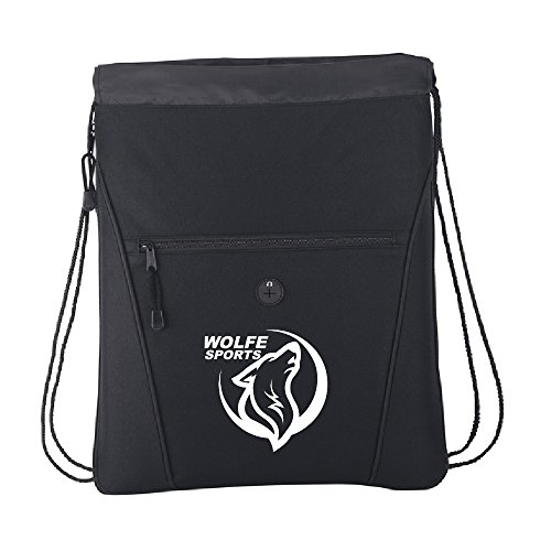 Wolfe Professional Pickleball Sling Bag - Crossbody Backpack for Women & Men - Zipper Pockets with Headphone Anti-Theft Wire Bag in Multicolour