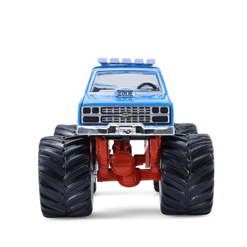 Camión Chevrolet C30 1:64 Modelo 1983 Azul miniatura 5