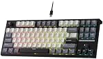 RK ROYAL KLUDGE C87 HE Rapid Trigger Gaming Keyboard, 87 Keys TKL Wired RGB Mechanical Keyboard, 75% Hall Effect Magnetic Switch Keyboard W/Adjustable Actuation Point, 8K Polling Rate, for FPS Gamer