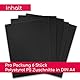 Magstick 6er Set Polystyrol Platten schwarz I DIN A4 Kunststoff-Hartplatten PS Zuschnitte I 21 x 29,7 cm I Modellbau Architektur I mag274