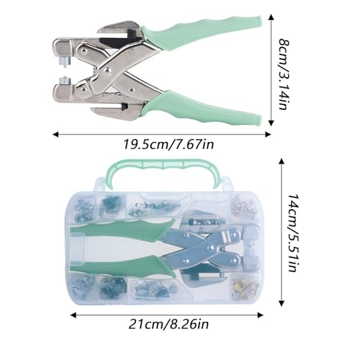 Pinces à œillets en métal avec fer perforé pour bâche et vêtements