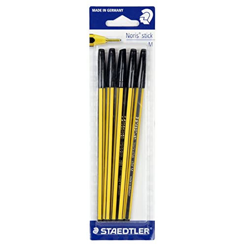 Staedtler Bl 5 Penne a Sfera Noris Stick Nero, 5
