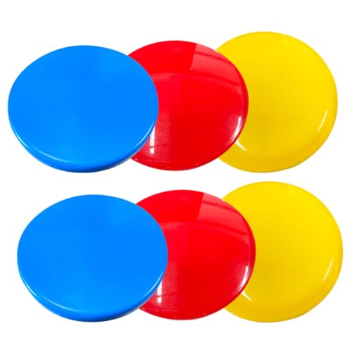 HONMEET Disc Golf Accessories 6pcs Set Range Marker Putter Driver Discs for Chipping Putting Games