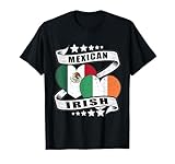 Half Irish Half Mexican shirt for kids, Mexican Irish Flag T-Shirt