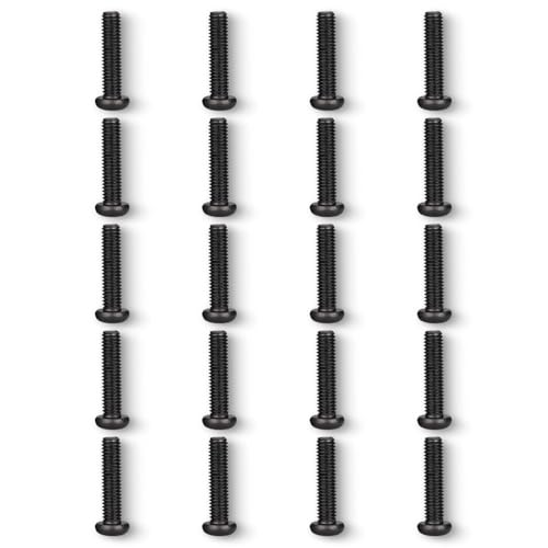 LuojinLuoda 20pcs TV Stand Screws - Carbon Steel Replacement Screw for TV Stands BN96-38693A to Secure The Base - Carbon Steel Replacement Screw for Stand Screws Use (M4 x 14mm)