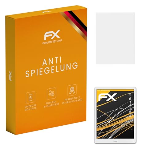 atFoliX Screen Protector compatible with Onyx Boox Max 3 Screen Protection Film, anti-reflective and shock-absorbing FX Protector Film (2X)