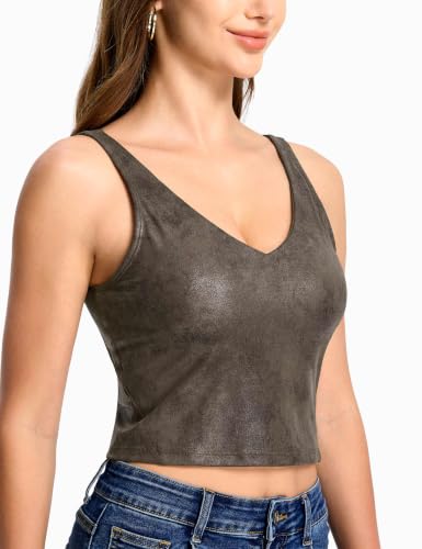 Image of THE GYM PEOPLE Womens' Sports Bra Longline Wirefree Padded with Medium Support