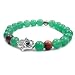 Produktbild 8mm Achat Stein Armband Yoga Reiki Balancing Energy Hamsa Armreif für Damen Herren