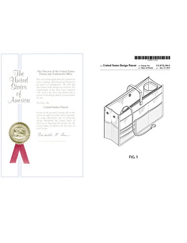 Dahlia Women Patented Handbag Purse Organizer Insert - Version 2 Tidy Gray #TOP1