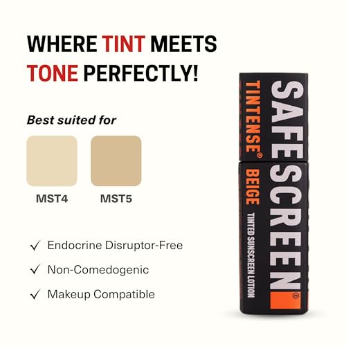 Image of CHOSEN TINTENSE Bisque Shade Tinted Mineral Sunscreen SPF40+ PA++++ | Broad Spectrum, No White Cast, 40ML
