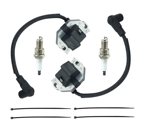 2 Pack of 21171-0740 Ignition Coil Compatible with Kawasaki Engine FR541V FR651V FR691V FR730V FS481V FR600V Fx730v with Spark plug Coil Assembly KM-21171-0758 by DABAZUALY - Used condition - US$28.49